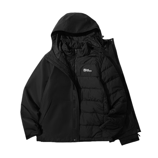 今日必买：Jack Wolfskin 三合一鹅绒 羽绒服冲锋衣A65468