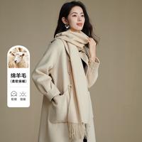  ONEBUYE/晚白 保暖 围巾