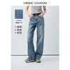  VEGA CHANG 高腰直筒 女士牛仔裤
