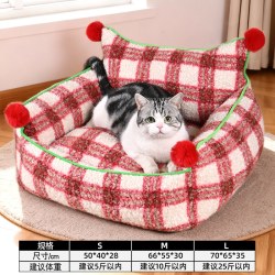 一人二宠 猫窝狗窝宠物沙发四季通用猫咪睡窝冬加厚小型犬狗狗2026热卖新款