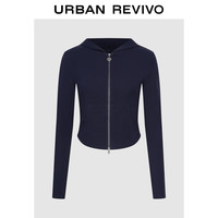  URBAN REVIVO 女士连帽外套 双拉链