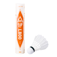 KAWASAKI Tralnlng-9 羽毛球 白色 12只装