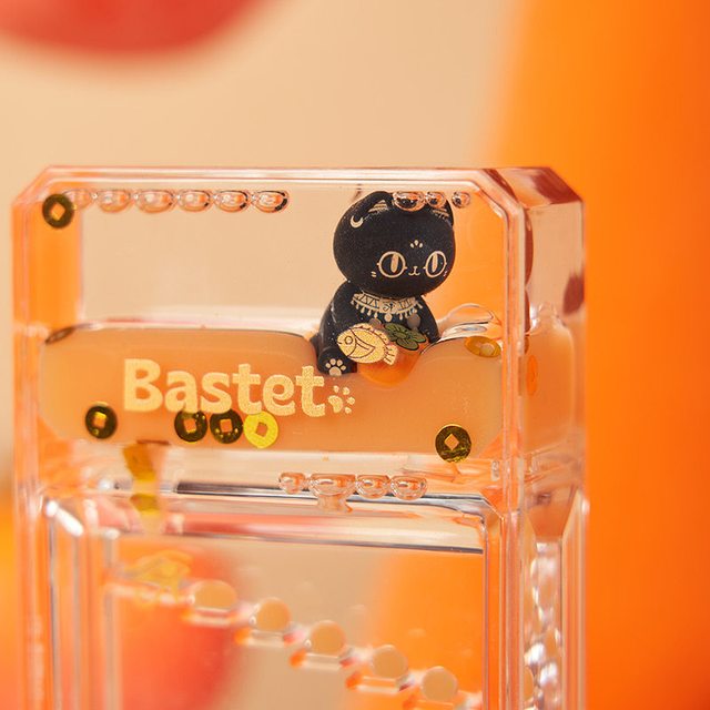 大英博物馆 流油沙漏摆件盲盒 可爱治愈桌面摆件 生日礼物