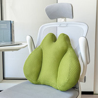 办公室靠背垫绿色50*45cm