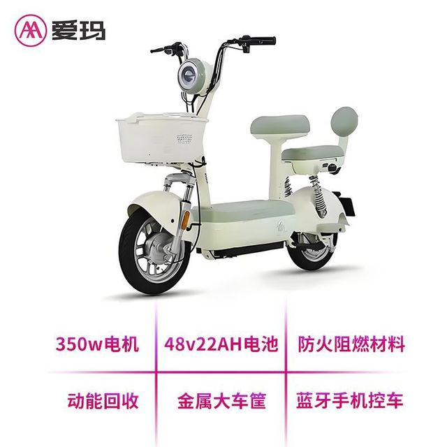 爱玛 2025 新国标电动车 48V22A 电动自行车