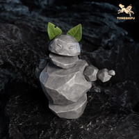 铜师傅 《哪吒之魔童闹海》正版授权 袖珍石矶娘娘 潮玩手办铜摆件 大号