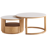 全友 简约 茶几+边几