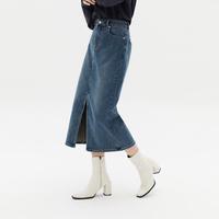 LILY 高腰 女士牛仔裙