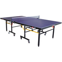  DHS/红双喜 可折叠 乒乓球桌 8个轮子款 单人可折叠 送球拍+球