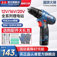 移动端：东成 MJZ1201D 双速锂电钻套装