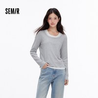 Semir/森马 修身显瘦 女士打底衫