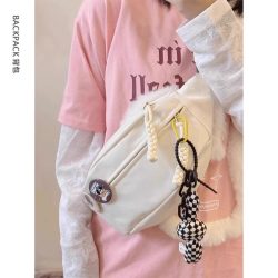 其他品牌 女款潮流胸包 HG-3 3层拉链袋+送随机徽章3个