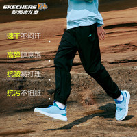 斯凯奇 儿童透气宽松运动长裤