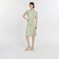 Naivee/纳薇 新中式斜襟盘扣 女士旗袍连衣裙