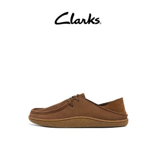  Clarks/其乐 轻便舒适 男士乐福鞋 棕色 261658297 40
