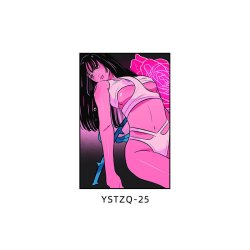 电竞少女赛博朋克挂画