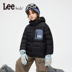 Lee 防水 儿童羽绒服 乌黑色 160 +（充绒量98）