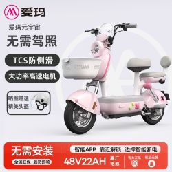 爱玛 元宇宙Lite2.0电动车22ah新新国标电动自行车日常代步电瓶车