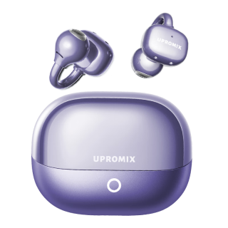 国家补贴：UPROMIX 蓝牙耳夹式骨传导 定制哈曼调音AI顶配版 星云紫 千元级专用喇叭