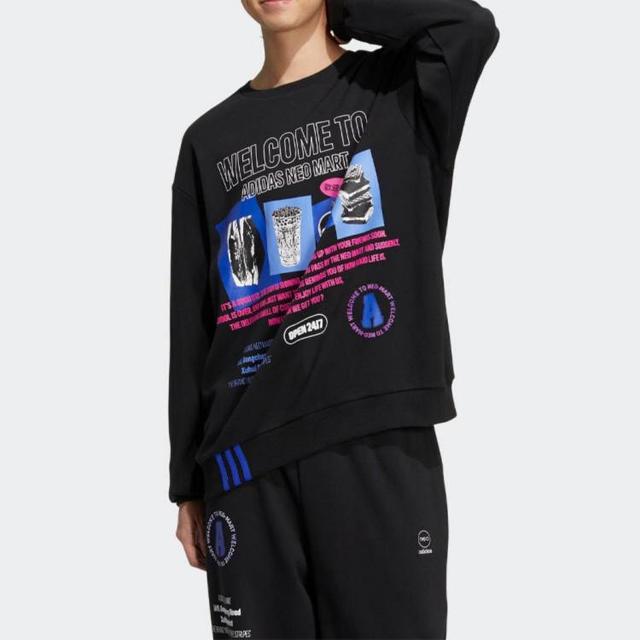 adidas NEO 简约时尚潮流 女士卫衣