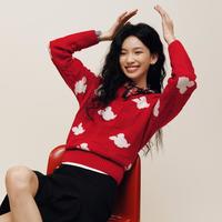  Semir/森马 迪士尼合作系列 女士针织套头衫