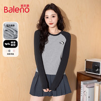 班尼路 女士纯棉长袖T恤