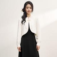 MARK FAIRWHALE/马克华菲 手工盘扣提花 女士衬衫