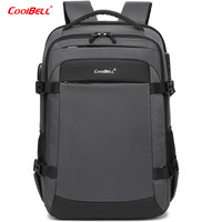 coolbell COOL BELL 男士商务旅行防盗大容量防水双肩背包 8297