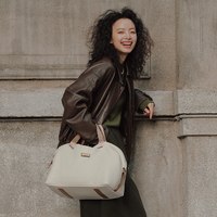 爱华仕 城市旅行袋短途旅行包小轻便女出差旅游行李容量外出手提包