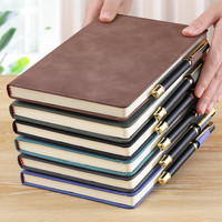 法拉蒙 A5加厚记商务羊巴皮面复古本