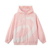 亚瑟士 儿童连帽外套 粉色0620 140