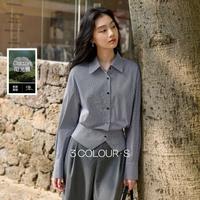 3COLOUR/三彩 复古 女士衬衫