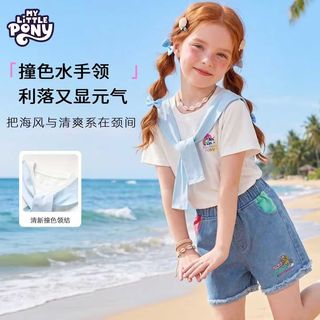  My Little Pony/小马宝莉 水手领 女童短袖T恤