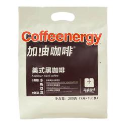 加！由咖啡 Coffeenergy超浓速溶0蔗糖0脂肪黑咖啡50袋赠吨吨桶