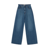 Levi's/李维斯 美式BAGGY经典高腰宽直筒 女士牛仔裤 27 (31) 中蓝色 001UP-0002