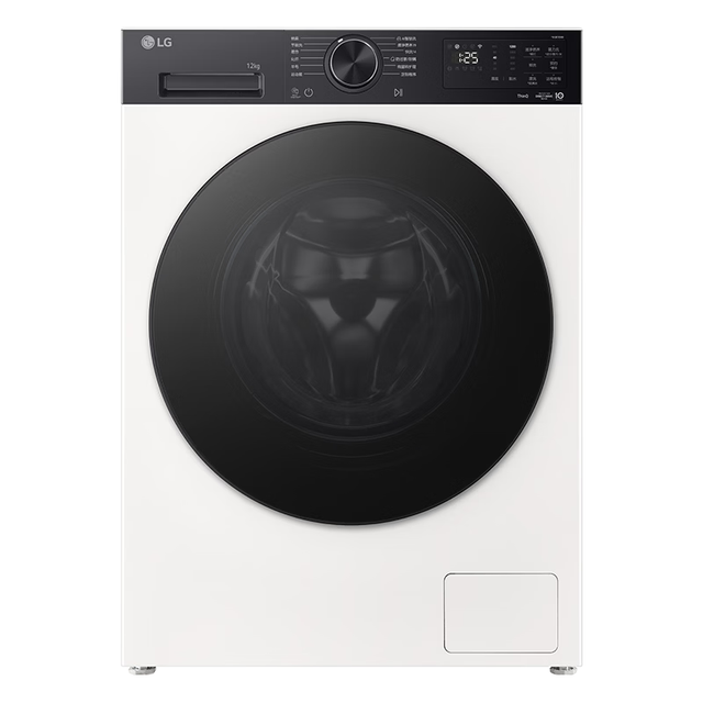 PLUS会员：LG FW12X5WB2 12kg超薄滚筒洗衣机