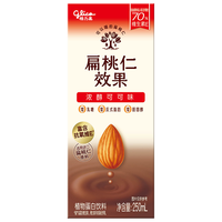 格力高 扁桃仁效果饮料坚果奶巴旦木奶蛋白饮料营养坚果饮礼盒装 可可味*12盒装（最差效期到11月）