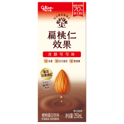 格力高 扁桃仁效果饮料坚果奶巴旦木奶蛋白饮料营养坚果饮礼盒装 可可味*12盒装（最差效期到11月）