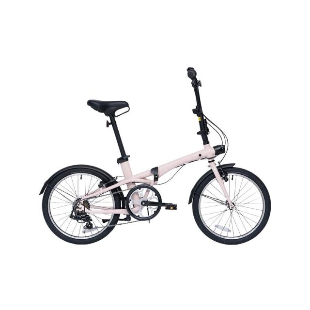 移动端：迪卡侬 折叠自行车20寸变速通勤便携学生超轻折叠车OVB1