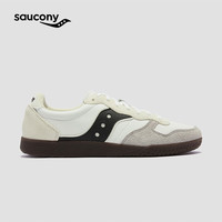 saucony BULLET复古德训鞋男女经典复古休闲板鞋白灰黑39
