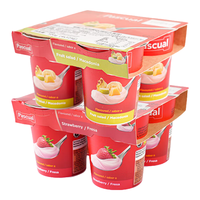  PASCUAL/帕斯卡 两次高温灭菌技术 常温酸奶 草莓味4杯+缤纷味4杯