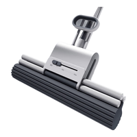 大卫 滚轮式免手洗胶棉拖把