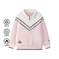 FILA 女小童（105-130）套头卫衣女童舒适百搭上衣