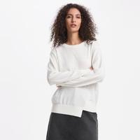 Gap 女装春夏款金属logo不规则拼接线长袖针织衫上衣641234