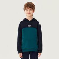 FILA 男中大童（140-175）连帽卫衣男童休闲舒适宽松长袖上衣