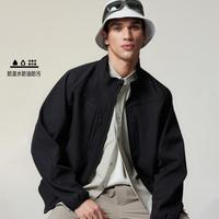 杰克琼斯 男装春季棉服宽松休闲立领保暖外套