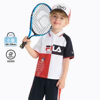 FILA 男小童（105-130）短POLO男童宽松短T