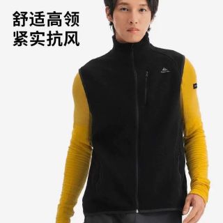 百亿补贴：迪卡侬 抓绒马甲男秋冬摇粒绒背心女开衫抓绒衣冲锋衣内胆8817340