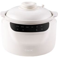 emeal 无涂层 电饭煲 单内胆 陶白色 3L