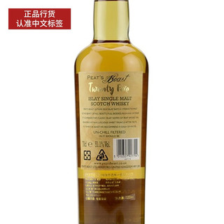  Peat's Beast 泥煤怪兽25年桶强威士忌 泥煤怪兽25年桶强 700mL 1瓶